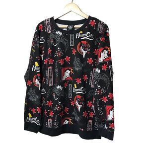 Monmon Cat Sun Cat French Terry Crewneck Size Xl